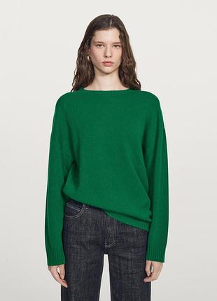 Шерстяной свитер massimo dutti