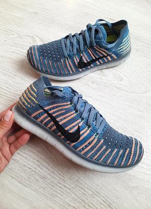Оригинальные легкие кроссовки nike free rn flyknit кросівки мокасины черевики