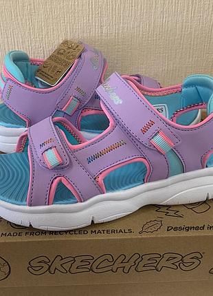 Босоніжки сандалі скечерс skechers flex splash
