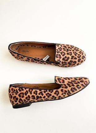 Леопардовые лоферы mossimo