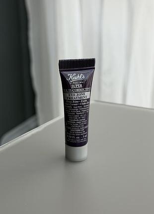 Антивіковий крем для шкіри навколо очей  kiehl's super multi-corrective eye zone treatment 3 мл – крем під очі, для очей, для повік, проти зморшок