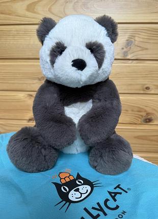 Панда джелі кет jellycat мʼяка колекційна іграшка