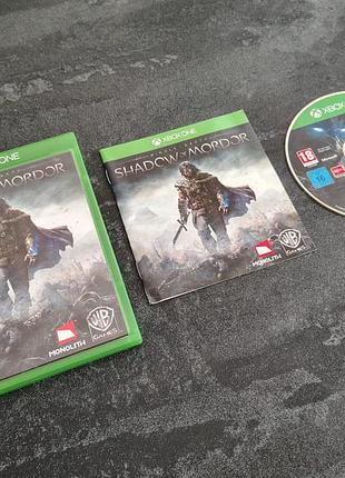 Диск middle-earth shadow of mordor (xbox one)