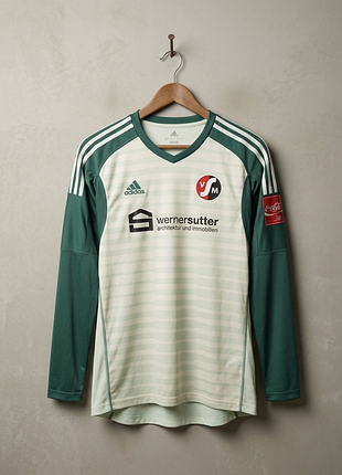 Футбольная футболка вратарская-кофта adidas climalite (размер l, no1)