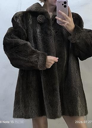Шуба винтаж из натурального меха