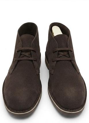 Чоловічі замшеві дезерти clarks bushacre 2 (коричневі, р. 46) зі знижкою 🔥— ідеальний стиль за вигідною ціною!