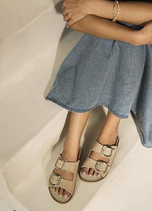 Жіночі сандалі next neutral suede