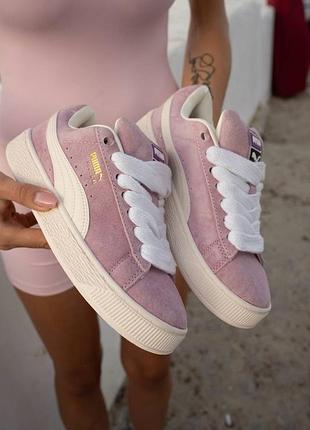 Уцінка кросівки puma suede xl pink
