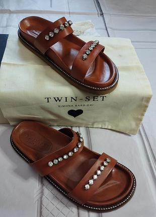 Босоножки кожа twin set