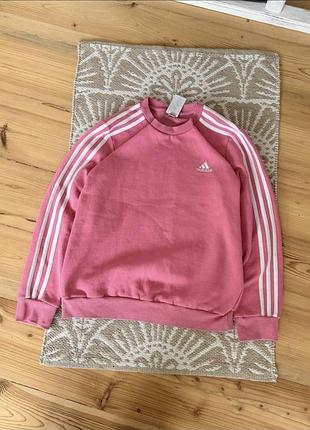 Розовый свитшот adidas