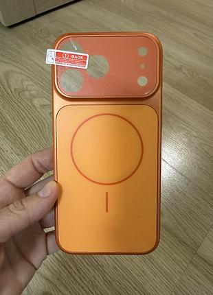 Чехол для iphone 17 pro max помаранчевий