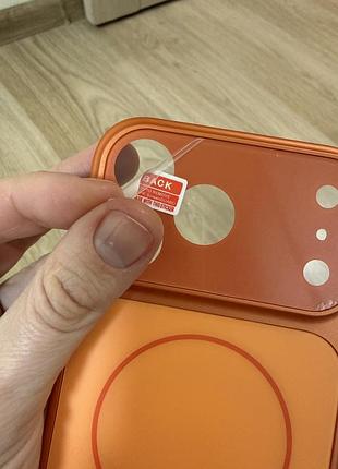 Чехол для iphone 17 pro max помаранчевий 3