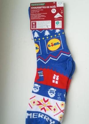 Новогодние носки lidl germany mary x-mass 39-42, 43-46