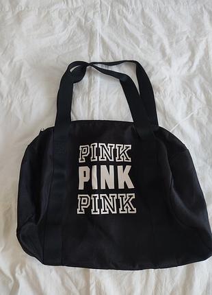 Спортивная сумка victoria's secrets pink