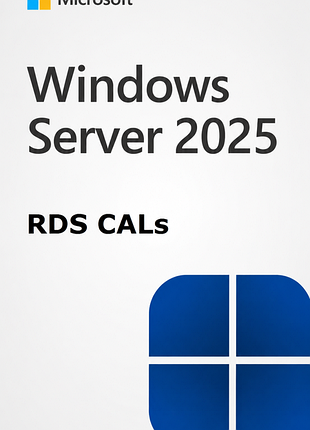 Windows server 2025 remote desktop services (50 user) windows server 2025 rds device cals (50 device cal)