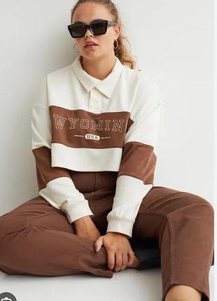 Укороченный свитшот divided by h&amp;m