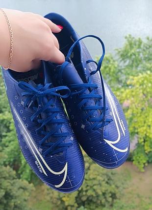 Оригинальные бутсы nike mercurial vapor 13 pro sg 43 р. 27,5 см футбольные бутсы