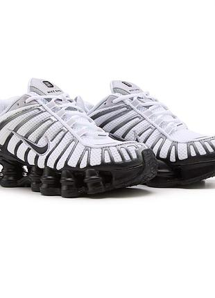 Nike shox tl black white 4