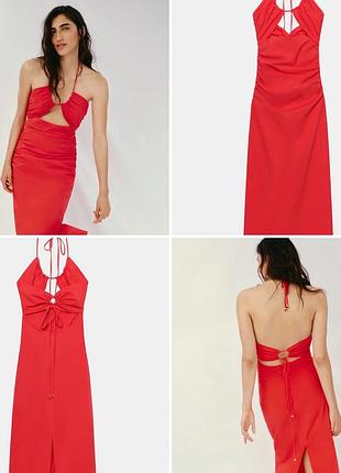 Сукня червона сарафан плаття zara