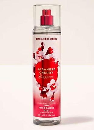 Парфумований спрей для тіла міст bath & body works  japanese blossom   оригінал сша