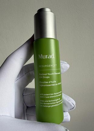 Murad resurgence retinol youth renewal oil drops 30 мл — омолоджувальна олія-сироватка з ретинолом для обличчя