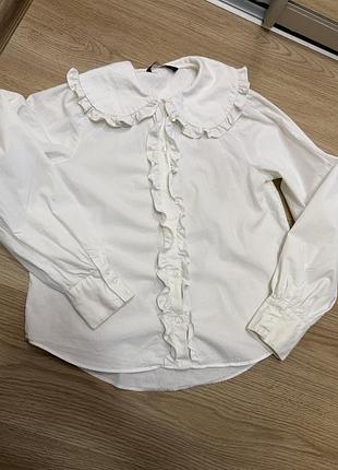 Біла блузка, сорочка, рубашка zara , розмір с