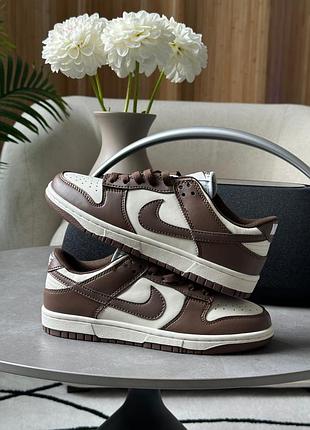 Кроссовки nike sb dunk low cacao wow