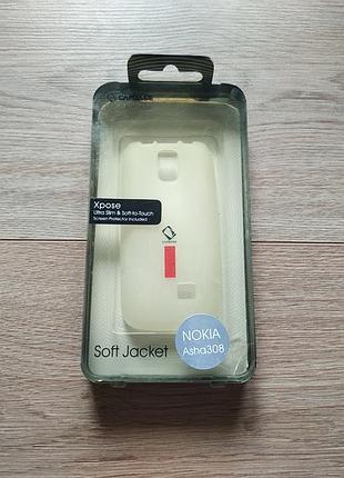 Акція чехол для nokia asha 308 чохол + захисна плівка на екран