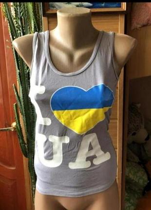 Майка i love ukraine