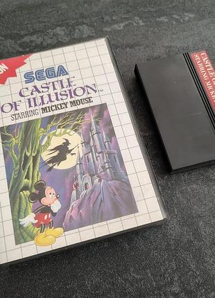 Картридж castle of illusion starring mickey mouse (sega master system)