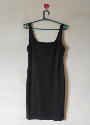 Черное платье майка primark (eur 44 / xl) - миди платье по фигуре