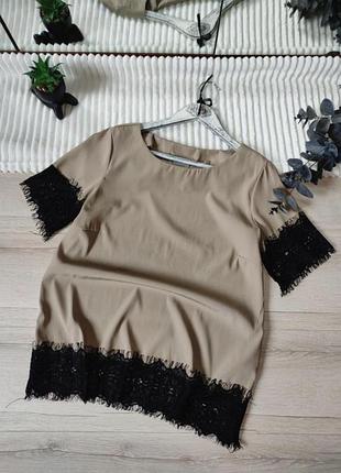Топ блузка з мереживом vero moda p m