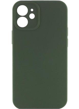 Чехол silk full camera protective (aa) no logo для apple iphone 12 (6.1") зеленый / cyprus green