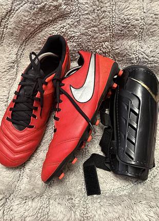 Бутси для футболу nike tiempo 45 р.( уст 28 см,вʼєтнам