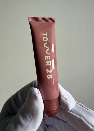 Tower 28 lipsoftie tinted lip treatment sugar plum 11 г — відтінковий бальзам для губ