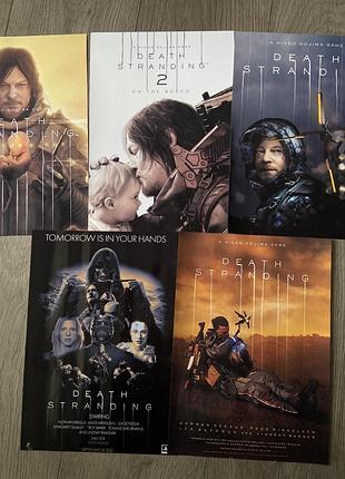 Самоклейкі постери на тематику гри death stranding