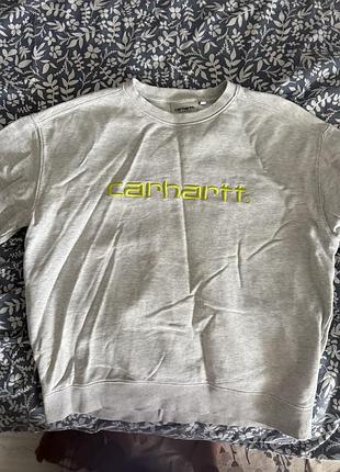 Сірий світшот carhartt