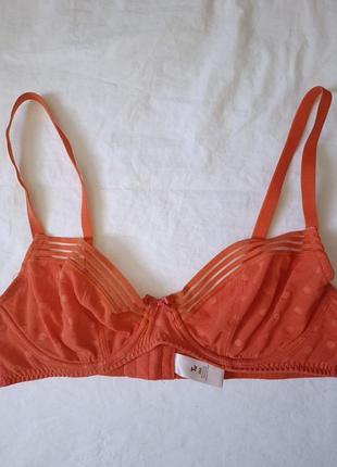 Яскравий помаранчевий бюстгальтер tu (sainsbury's), розмір 38b (85b)