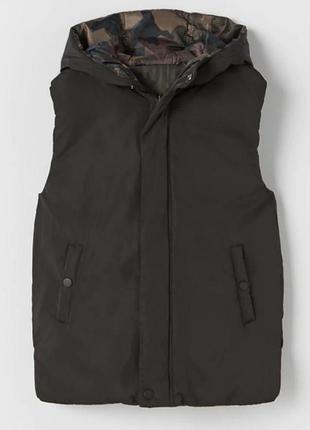 Стильная двусторонняя жилетка на мальчика от zara 11-12 р, Рост 152