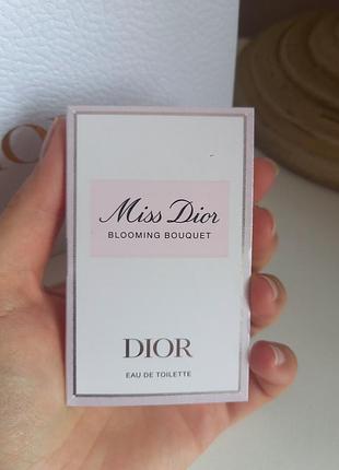 Пробник туалетна вода miss dior blooming bouquet, 1 ml
