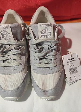 Стильные текстильные кроссовки reebok classic grow