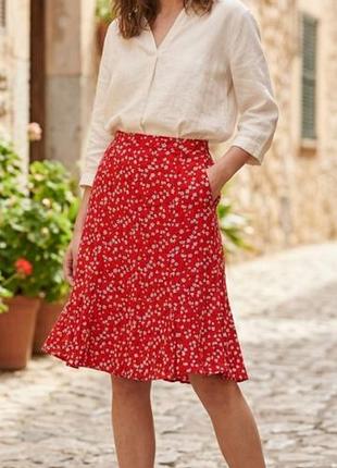 Юбка миди женская в цветочный принт cotswold collections m