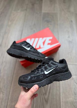 Стильні кросівки nike p-6000 black white