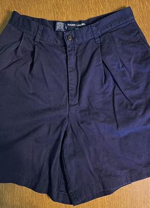 Винтажные шорты ralph lauren polo sport made in ausa высокая посадка (m / 38)
