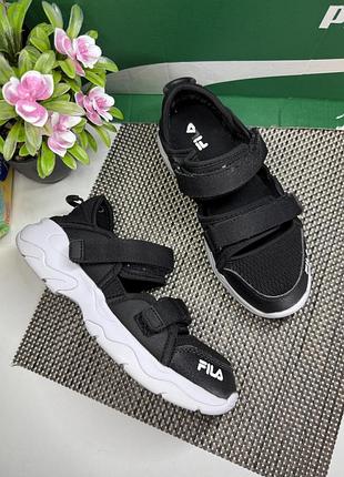 Оригінальні босоніжки сандалі fila на липучці