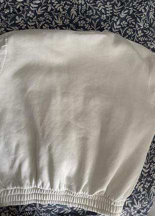 Zara світшот білий 4