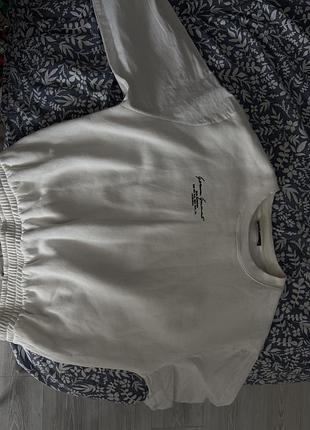 Zara світшот білий