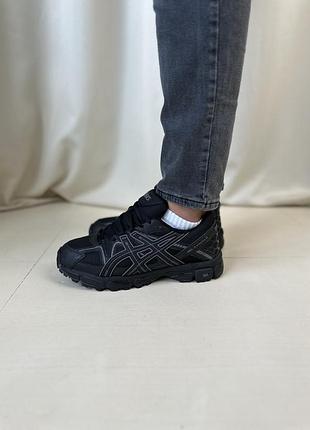 Gel-kahana 8 black fur waterproof