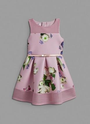 Цупка сукня в квітковий принт ted baker 8 років