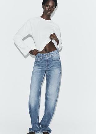 Джинси zara wide leg